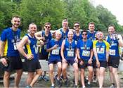 Group shot of the Leeds Frontrunners, Leeds Runners