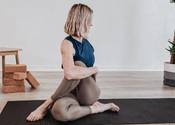 Yoga allowing enhanced range of motion
