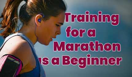 Training for a marathon as a beginner