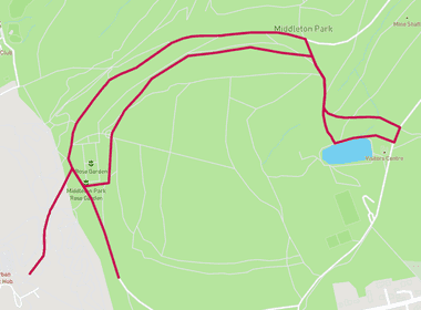 Middleton Woods parkrun 5km card